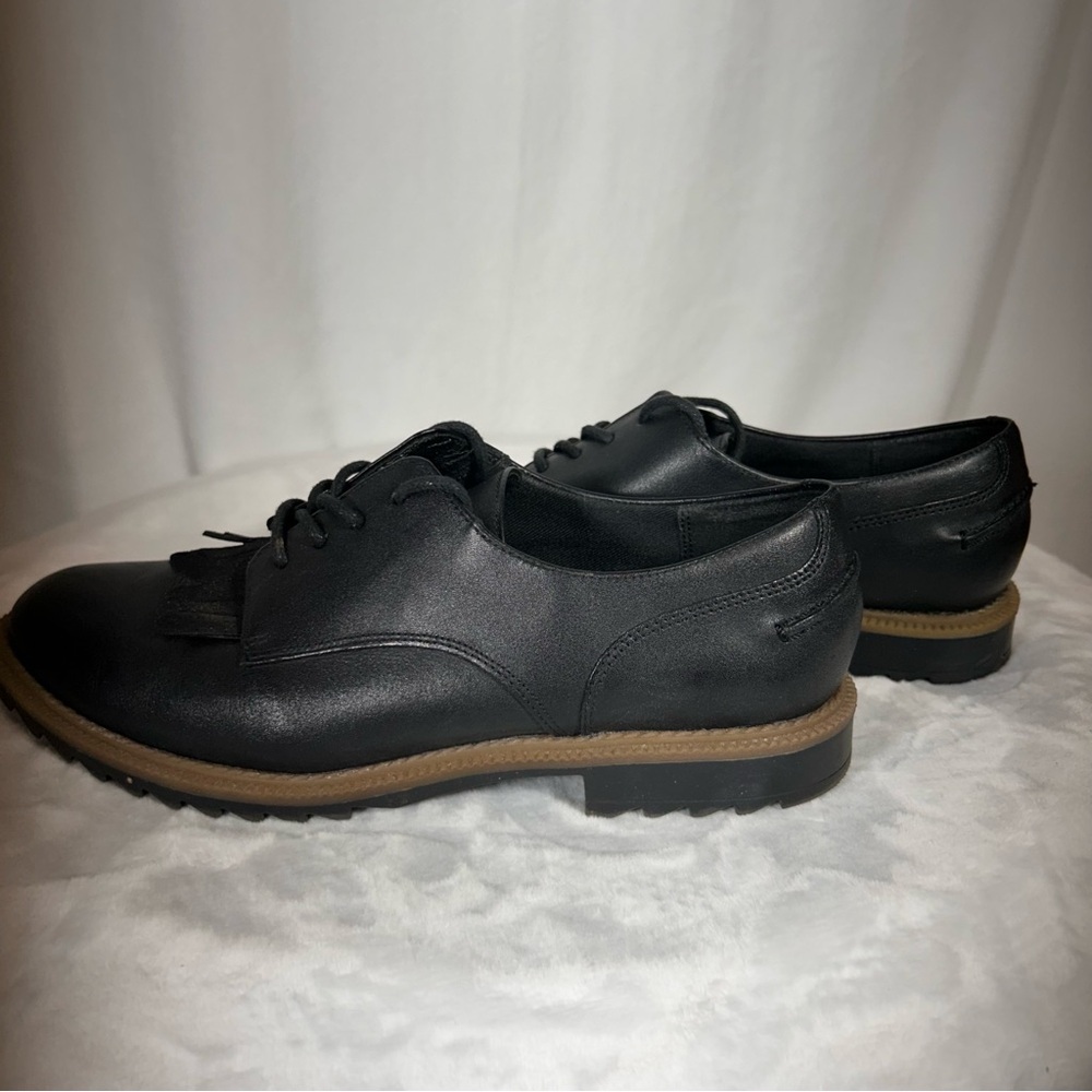 Clark’s Somerset Women's Griffin Mabel Oxford Flats SZ 7 Preppy Classic Academia - Picture 5 of 11
